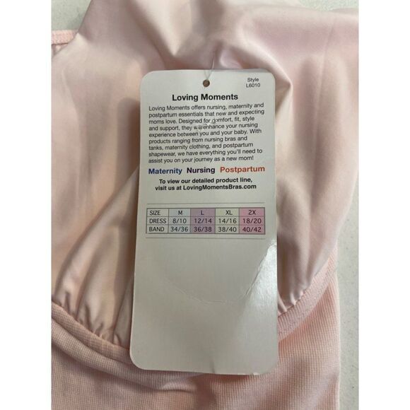 Loving Moments By Leading Lady Postpartum Shaping Nursing Tank NWT 2X 18 20 - Picture 4 of 4